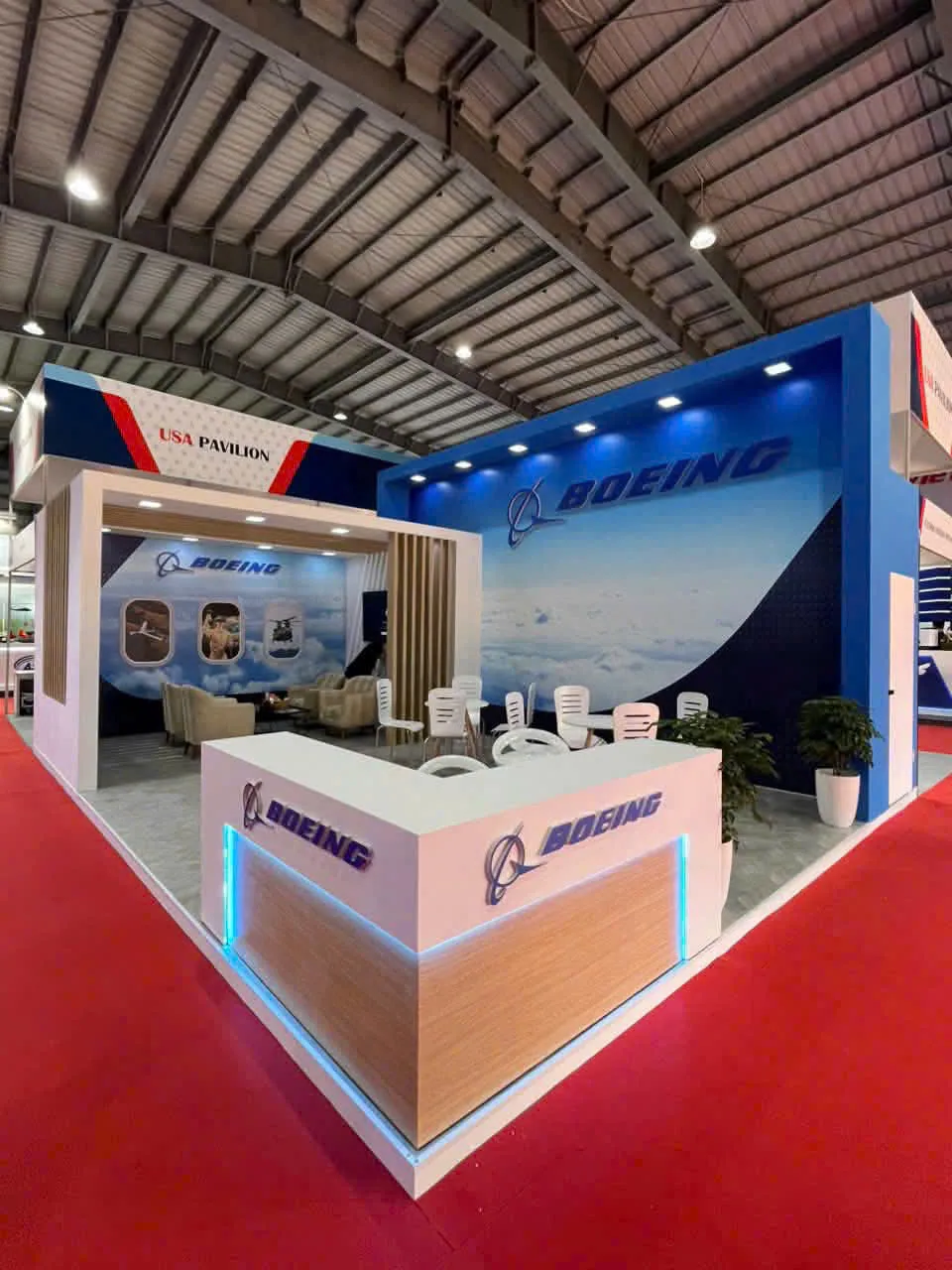 Gian hàng Boeing tại khu vực Hoa Kỳ (USA Pavilion)